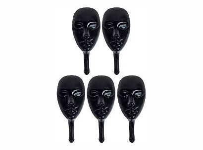 Маска ЧЕРНАЯ для игры MAFIA "МАФИЯ", пластиковая фото 3 Маска ЧЕРНАЯ для игры MAFIA "МАФИЯ", пластиковая фото 3