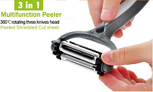 Овощечистка с 3-мя поворотными лезвиями ROTO PEELER 3 in 1 в пакете