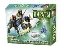 НАБОР Фигурки светящиеся Пираты, пластиковые, 5 шт/короб /60