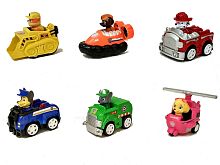 Щенячий патруль Машинка для базы 4х6 см, инерционная, пластик, ЦЕНА ЗА 1 ШТУКУ !