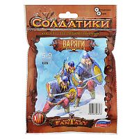 НАБОР Фигурки "Варяги V-VIII век" (ТХ. Битвы Fantasy), пластик, 5 шт/уп