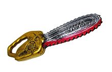 Бензопила, золотая, серебряная пластмасса, длина 40 см 