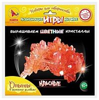 Набор для выращивания цветных кристаллов "КРАСНЫЕ" (Ракета) 