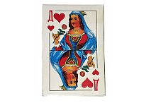 Карты игральные классические "Дама черви" атласные, 36 штук 
