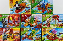 Конструктор Toys NINJA "Воины огненного дракона 8в1" GT-86, 39-43 деталей ЦЕНА ЗА 1 ШТУКУ !