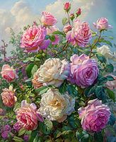Алмазная мозаика Painting Diamond WB11884 40x50 см, круглые стразы