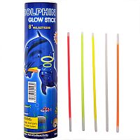 Палочки неоновые светящиеся, флюоресцентные, 6 цветов, размер 0,5х20 см, 100 шт/уп 
