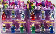 Фигурки Ниндзя Ninja, 6 шт на блистере 