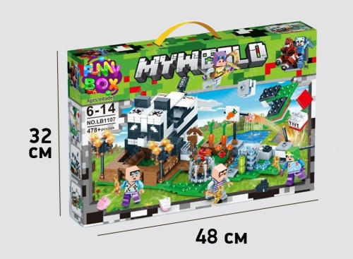 Конструктор LB My World "Дом Панды" LB1107, 478 деталей фото 2