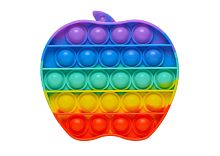 Сенсорная игрушка POP IT антистресс ПОП ИТ Вечная пупырка ЯБЛОКО 13 см