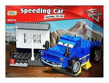 Конструктор QS08 Speeding Car "ТАЧКИ: Шериф" 56008, 177 деталей