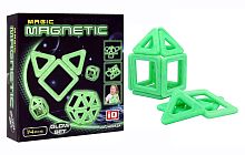Магнитный конструктор Kribly Boo флуоресцентный 14 деталей