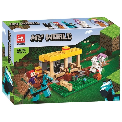 Конструктор RED TANK My World "Конюшня" 60073, 247 деталей