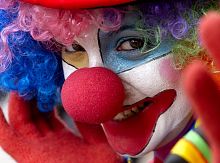 Нос клоуна красный, поролон, размер 5*5 см