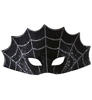 Маска ''Паутина'' черная пластмассовая (1783W), без размера