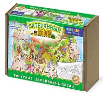 НИ Фигурный деревянный пазл FUN ART collection "Затерянный мир"