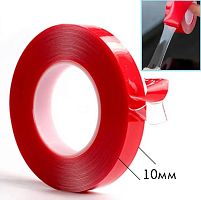 Скотч двухсторонний "Помощник" PM-INR05 ширина 10мм, длина 5м