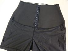 Утягивающие шорты для фитнеса "САУНА", цвет Черный, размер S (р.42, 65-70)