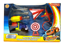ВСПЫШ Набор Чудо машинка Leqi-Toys КРУШИЛА + пушка + мишень (Монстр Машина. Подарочный пакет) 