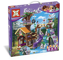 Конструктор SX Friend "Домик Мии на дереве" 3019, 872 детали