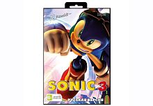 Картридж 16bit одноигровый SONIC 3 Соник (Русская версия) 16Мб