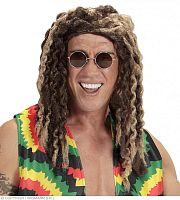 Парик Растамана коричневый, синтетическое волокно, размер 35 см