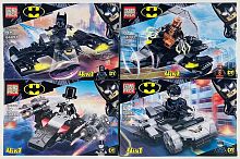 Конструктор PRCK Batman "Бэтмен и супергерои 4в1" 64093, 115-121 деталей ЦЕНА ЗА 1 ШТУКУ !
