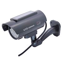 Муляж видеокамеры Орбита OT-VNP20 CCD CAMERA для наружного наблюдения с солнечной батареей, ЧЕРНАЯ