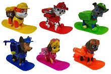 Щенячий патруль Герой на сноуборде с открывающимися рюкзаками 6*7см ЦЕНА ЗА 1 ШТУКУ!