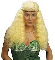 Парик Русалки объемный, белый полиэстер, без размера