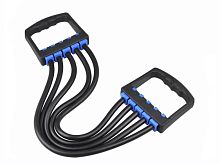 Эспандер плечевой 5 латексных жгутов Spring Exerciser,  нагрузка до 15 кг 