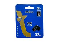 Карта памяти Netac MicroSDHC 32Gb P500 Standard Class 10 UHS-I (90 Mb/s) без адаптера