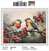 Алмазная мозаика Painting Diamond WB11137 40x50 см, круглые стразы