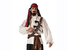 Пояс пирата для пистолетов (кобура) ВА371 через плечо коричневый кожзам, 36*24 см + 3 пистолета