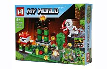 Конструктор MG My World "Сокровища шахты Крипера 4в1" MG550, 77-87 деталей ЦЕНА ЗА 1 ШТУКУ !