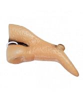Нос Бабы Яги кривой SY2010-19, латексный, размер 11 см