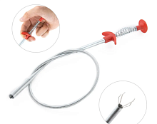 Захват гибкий для мелких деталей ЕРМАК, углеродистая сталь, длина 600 мм