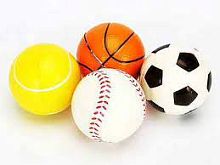 Мячик "Спортивный" DOGGY PLAY для собак Ø 7,6 см