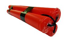 Динамит, размер 24*4 см, пластиковый, карнавальная  атрибутика