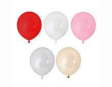 Шары воздушные 12" металл, пастель, 6 шт/уп