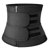 Корсет утягивающий 521-37 WAIST TRAINING CORSET для похудения BLACK, размер 3XL (85-90 см)