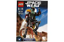 Конструктор KSZ SPACE WARS, Боб Фетт 325, высота 26 см, 144 детали
