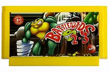 Картридж 8bit 2в1 BATTLE TOADS 2 + BATTLE TOADS 3 (русская версия)
