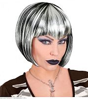Парик Черно-белый Хэллоуин 46923, синтетическое волокно, без размера