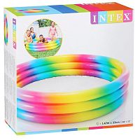 Детский надувной бассейн INTEX "Радуга" 147х33см, 330л, от 2 лет