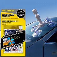 Набор для ремонта трещин и сколов на стекле WINDSHIELD REPAIR KIT