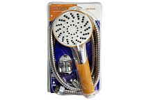 Набор для душа Xinghua Shower Q-018B лейка 3 режима, Ø 100 мм со шлангом 1,5 м и держателем на стену