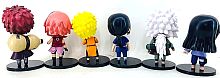 НАБОР Фигурок АНИМЕ НАРУТО HL-3, 6 штук, высота 10 см
