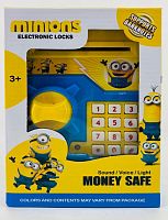 Копилка Сейф WF-3001ME SAFE MONEY MINIONS 14*20*13 см