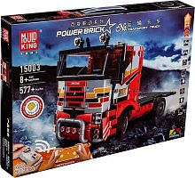 Конструктор Mould King Power Brick "Грузовик Transport Truck на Р/У и со сматрфона" 15003, 577 детал